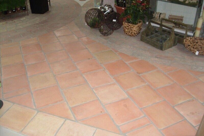 MEXICOTTO handgefertigte TERRACOTTA FLIESE COTTO regular TERRAKOTTA Terres CuitesSaltillo Tonfliese